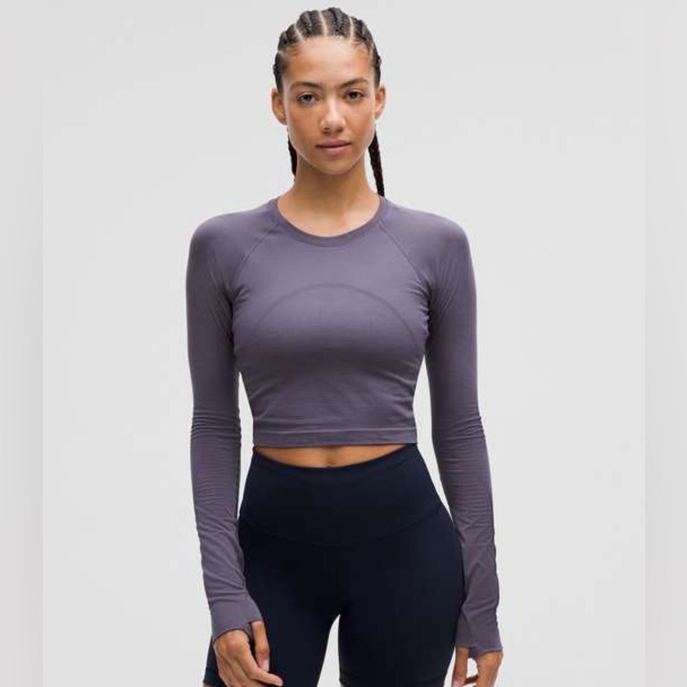 SALE - NWT Lululemon Swiftly Tech Cropped Long-Sleeve Shirt 2.0